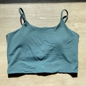 Workout cami with built in sports bra